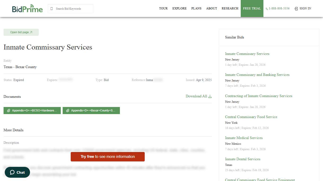 Inmate Commissary Services